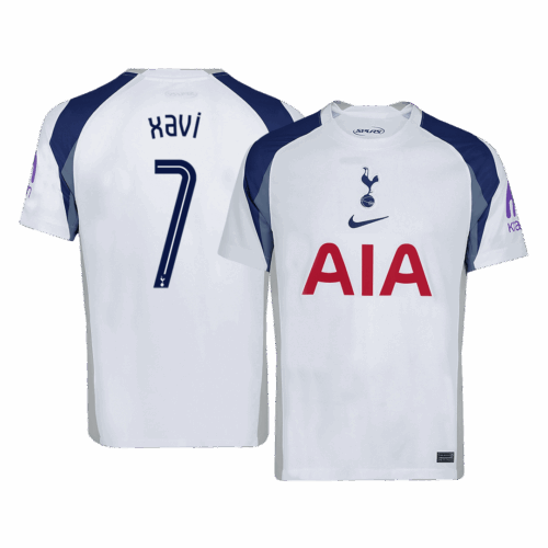 601505_1 Tottenham Hotspur XAVI #7 Home Soccer Jersey 2025/26 - UCL Edition