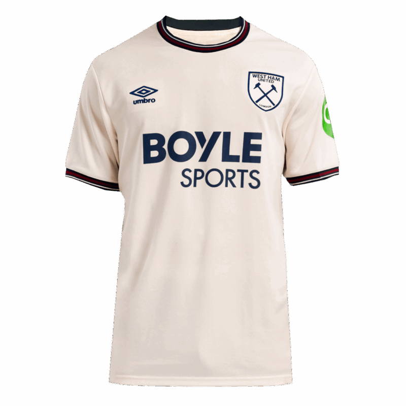 West Ham United アウェイ サッカーユニフォーム 2025/26