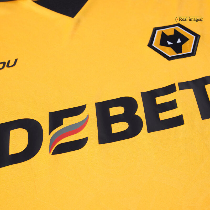 593602_10 Wolverhampton Wanderers ホーム サッカーユニフォーム 2025/26