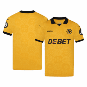 593602_3 Wolverhampton Wanderers ホーム サッカーユニフォーム 2025/26