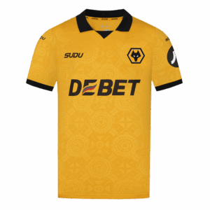 593602_4 Wolverhampton Wanderers ホーム サッカーユニフォーム 2025/26