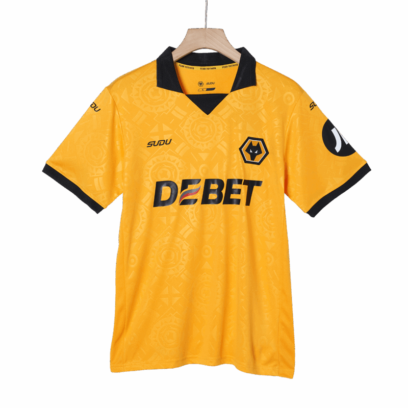 593602_5 Wolverhampton Wanderers ホーム サッカーユニフォーム 2025/26