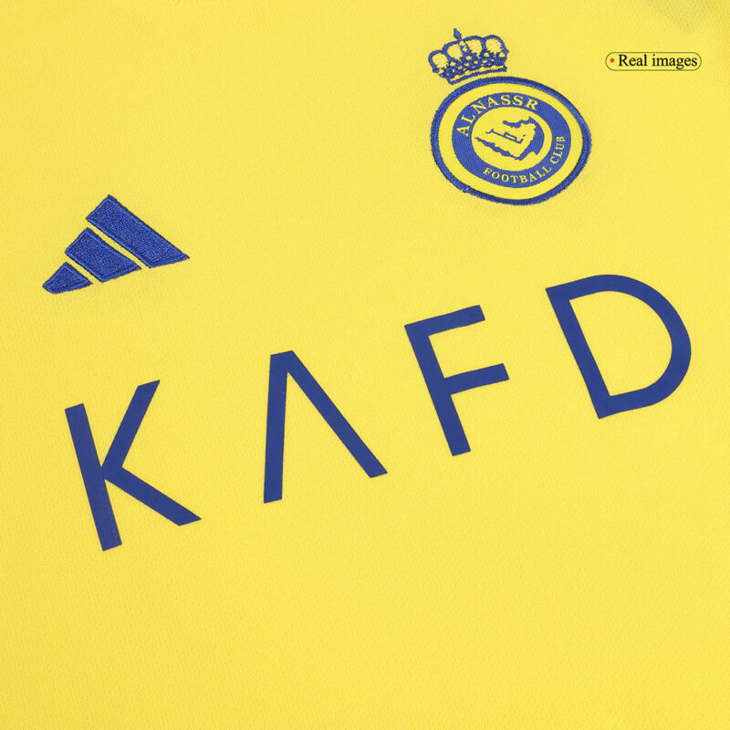 アル・ナスル ホーム サッカーユニフォーム キット 2024/25 キッズ 上下セット