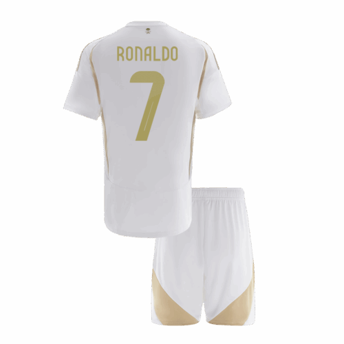506229_1 アル・ナスル RONALDO #7 サード アウェイ サッカーユニフォーム キット 2024/25 キッズ 上下セット - ACL
