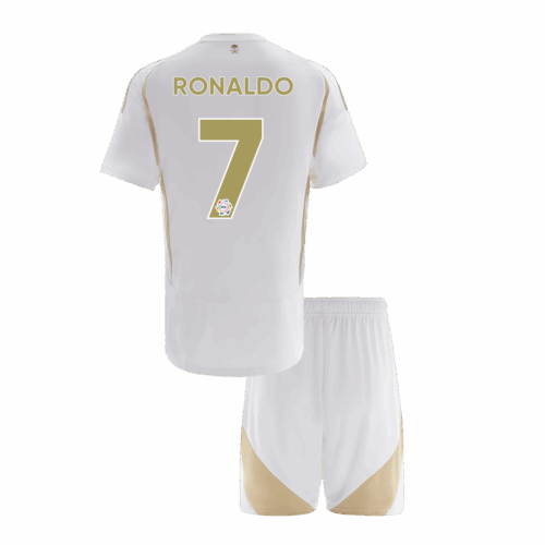 506230_1 アル・ナスル RONALDO #7 サード アウェイ サッカーユニフォーム キット 2024/25 キッズ 上下セット