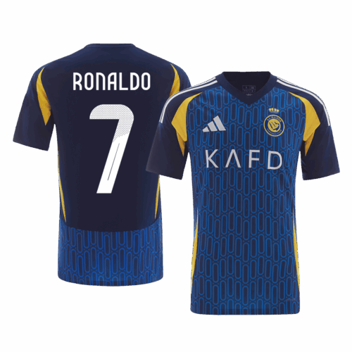 505087_1 アル・ナスル RONALDO #7 アウェイ サッカーユニフォーム 2024/25 - ACL