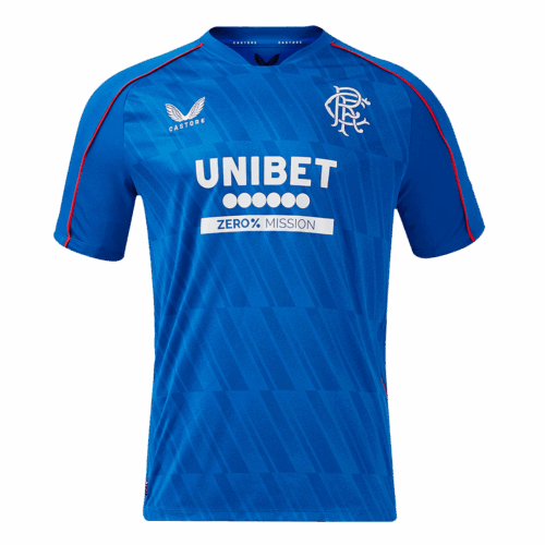 497283_1 Glasgow Rangers ホーム サッカーユニフォーム 2024/25