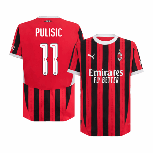597136_1 ACミラン PULISIC #11 ホーム ユニフォーム オーセンティック 2024/25 - UCL Edition