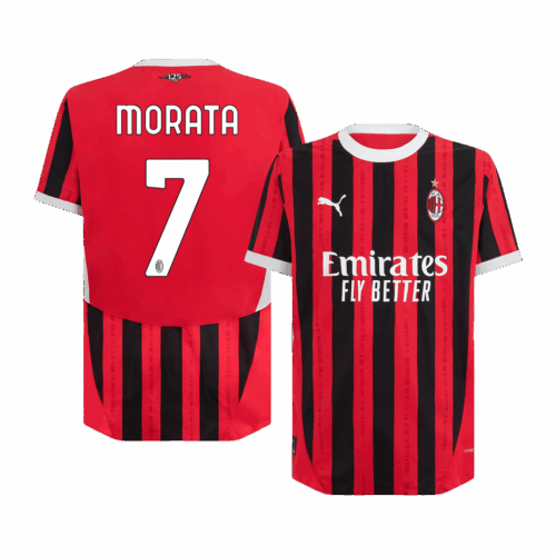 597137_1 ACミラン MORATA #7 ホーム ユニフォーム オーセンティック 2024/25