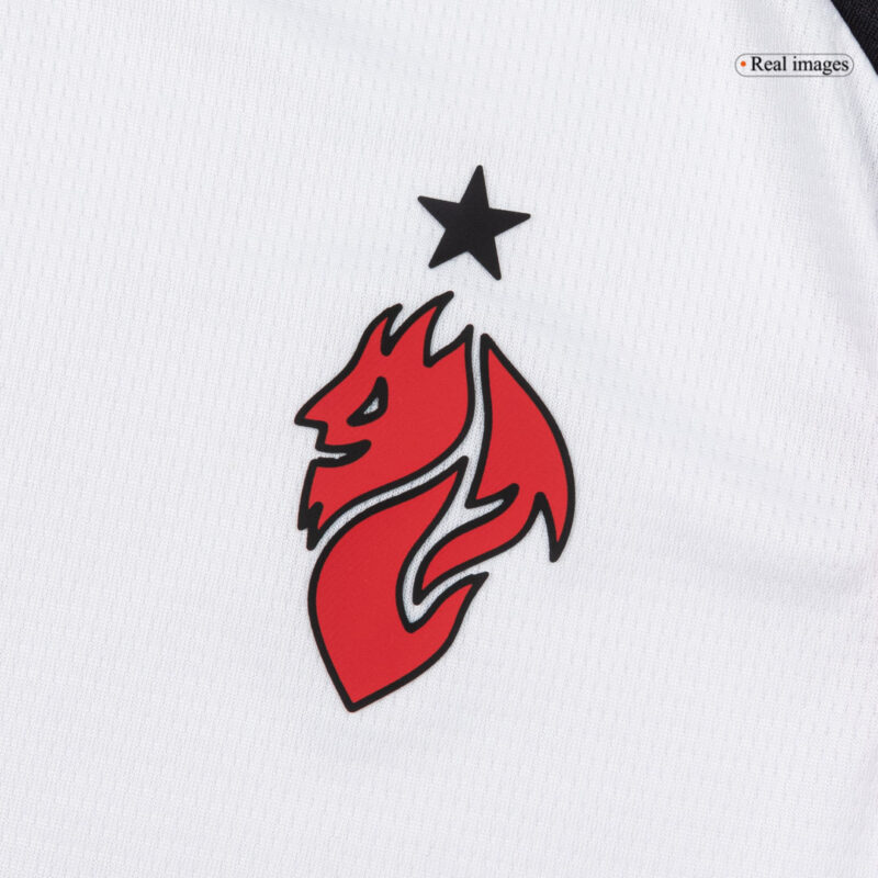 キッズ  ACミラン アウェイ サッカーユニフォーム キット上下セット 25/26 White