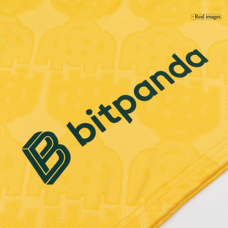 キッズ  ACミラン サード  アウェイ サッカーユニフォーム キット上下セット 25/26 Yellow