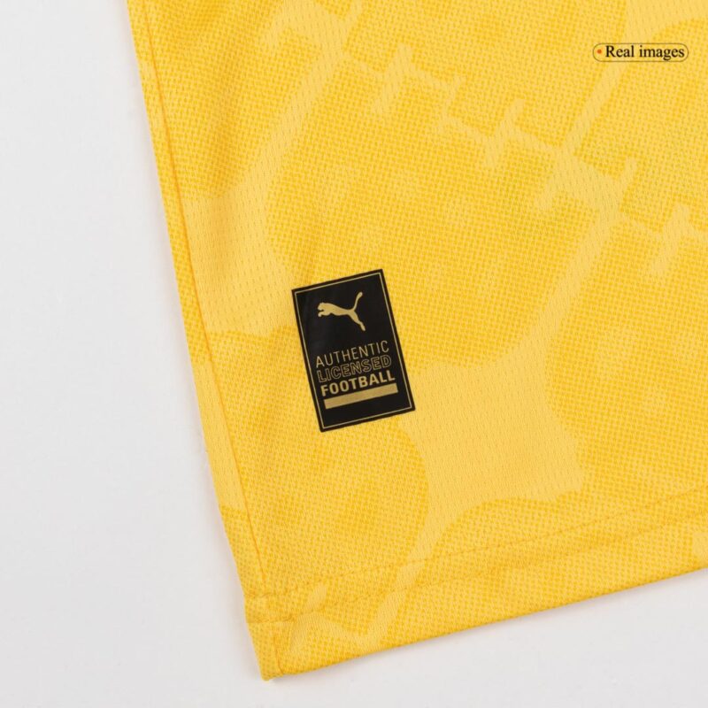 キッズ  ACミラン サード  アウェイ サッカーユニフォーム キット上下セット 25/26 Yellow