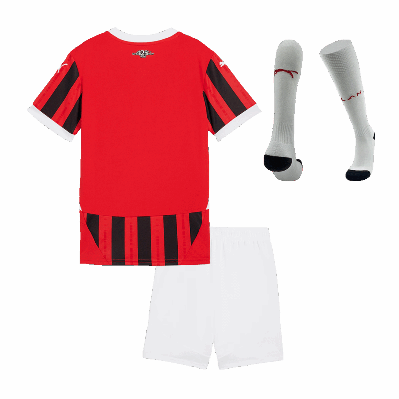 ACミラン ホーム ユニフォーム キット 2024/25 キッズ (ユニフォーム+Shorts+Socks)