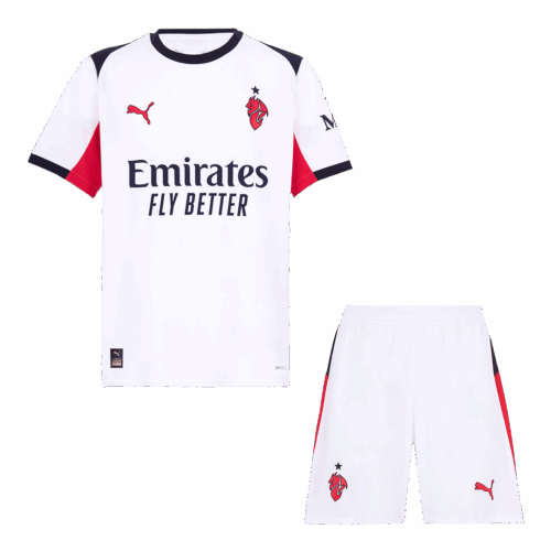 597293_1 ACミラン アウェイ サッカーユニフォーム キット 2025/26 上下セット