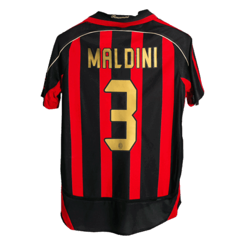 ACミラン MALDINI #3 ホーム ユニフォーム Retro 2006/07