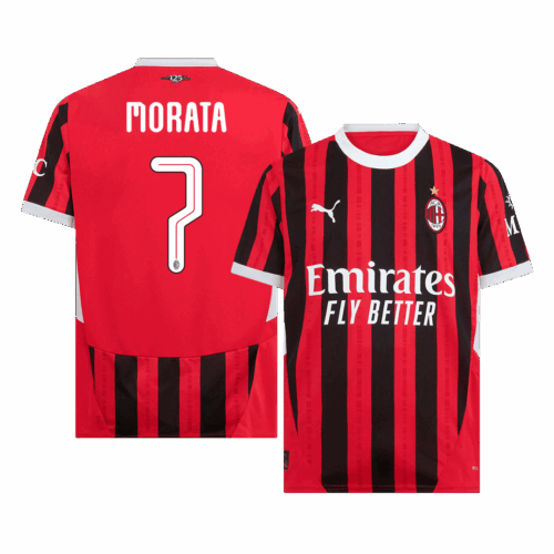 597131_1 ACミラン MORATA #7 ホーム ユニフォーム 2024/25 - UCL Edition