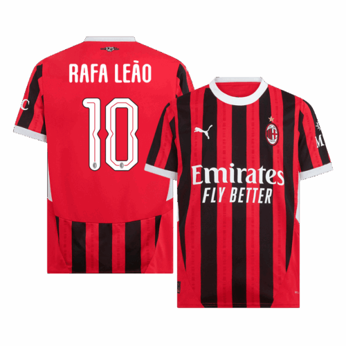 597132_1 ACミラン RAFA LEÃO #10 ホーム ユニフォーム 2024/25 - UCL Edition