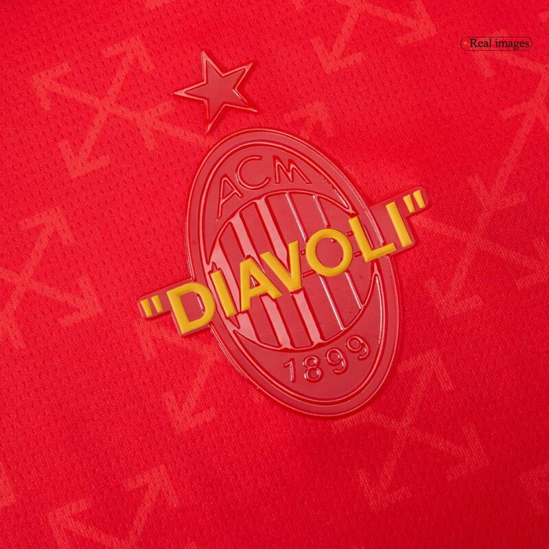 ACミラン Fourth アウェイ Goalkeeper サッカーユニフォーム 2024/25 - Red