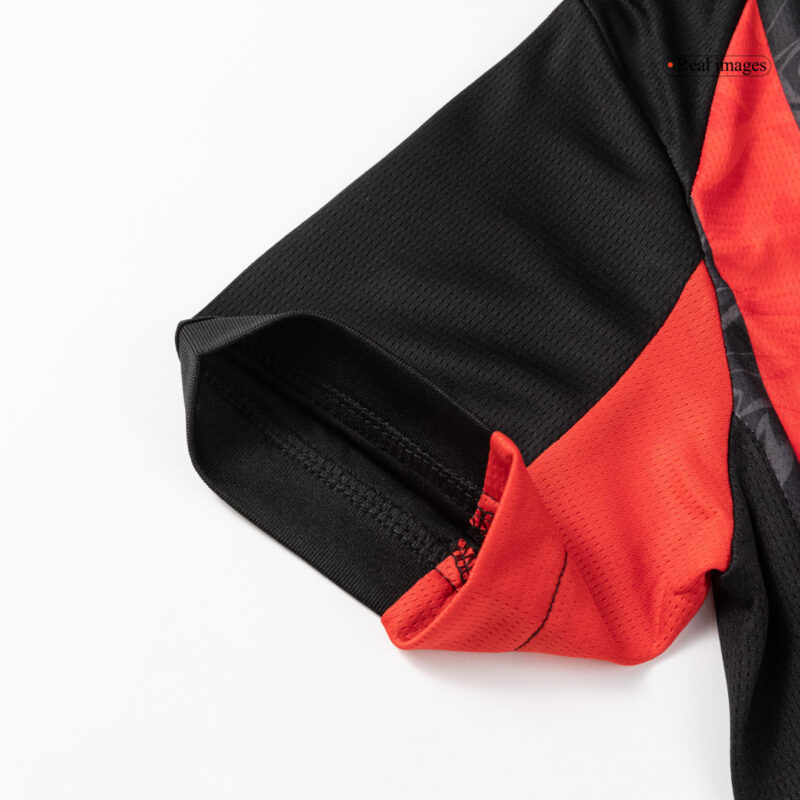 キッズ  ACミラン ホーム サッカーユニフォーム キット 2025/26 Red&Black