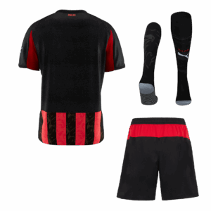 603585_2 ACミラン ホーム サッカーユニフォーム キット(ユニフォーム+Shorts+Socks) 2025/26 Red&Black