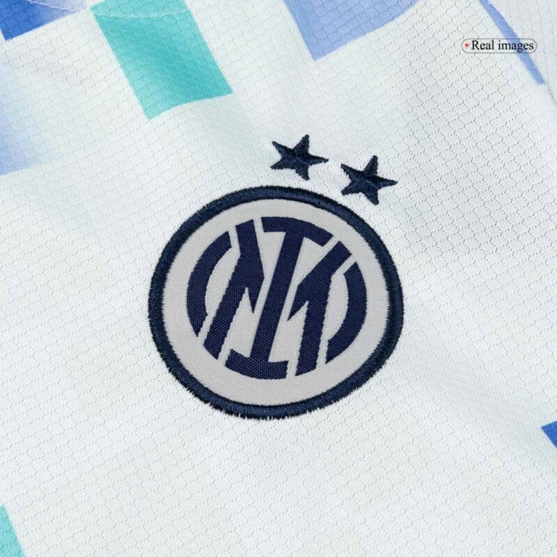 キッズ  インテル・ミラノ アウェイ サッカーユニフォーム キット上下セット 2025/26 White