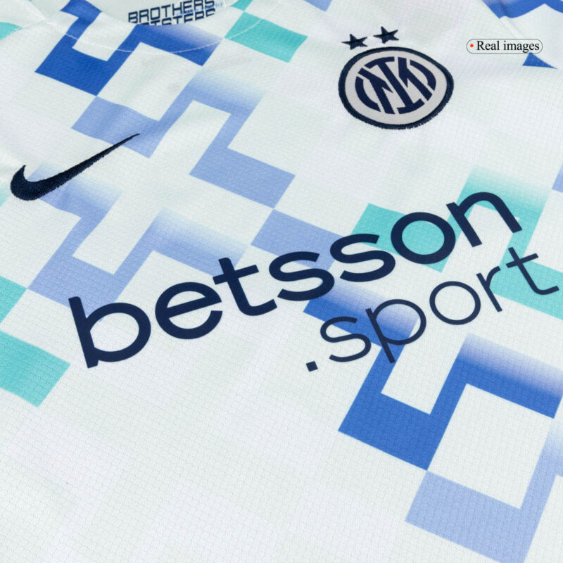 キッズ  インテル・ミラノ アウェイ サッカーユニフォーム キット上下セット 2025/26 White