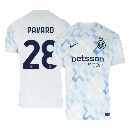 607238_1 Inter Milan PAVARD #28 Away Soccer Jersey 2025/26