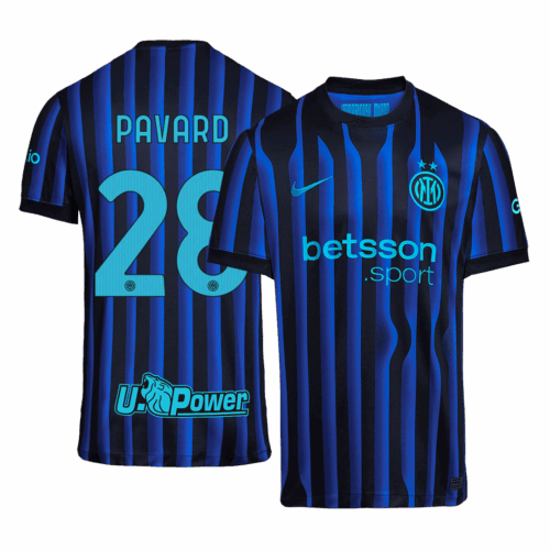 607399_1 Inter Milan PAVARD #28 Home Soccer Jersey 2025/26