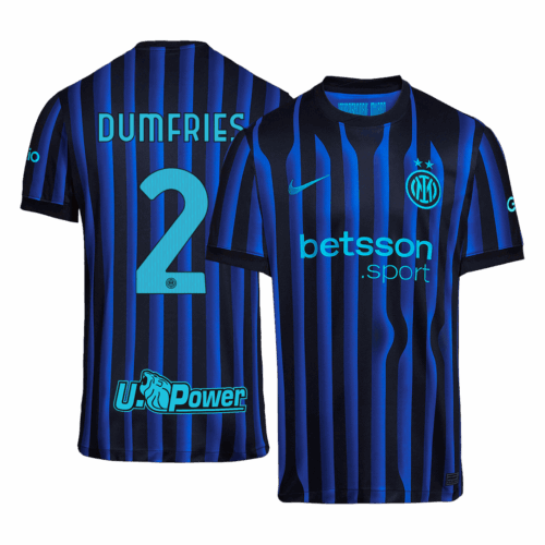 607422_1 Inter Milan DUMFRIES #2 Home Soccer Jersey 2025/26