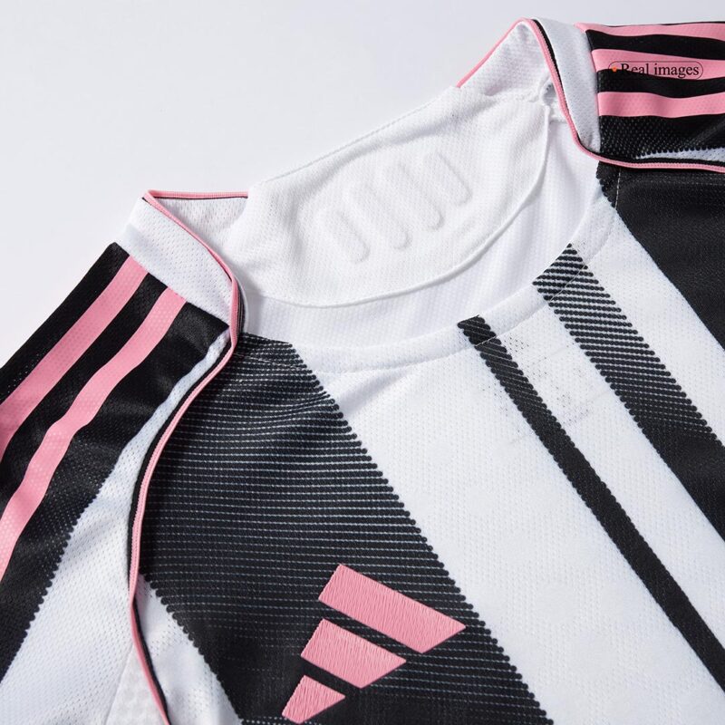 オーセンティック ユベントス ホーム サッカーユニフォーム 2025/26 Black&White