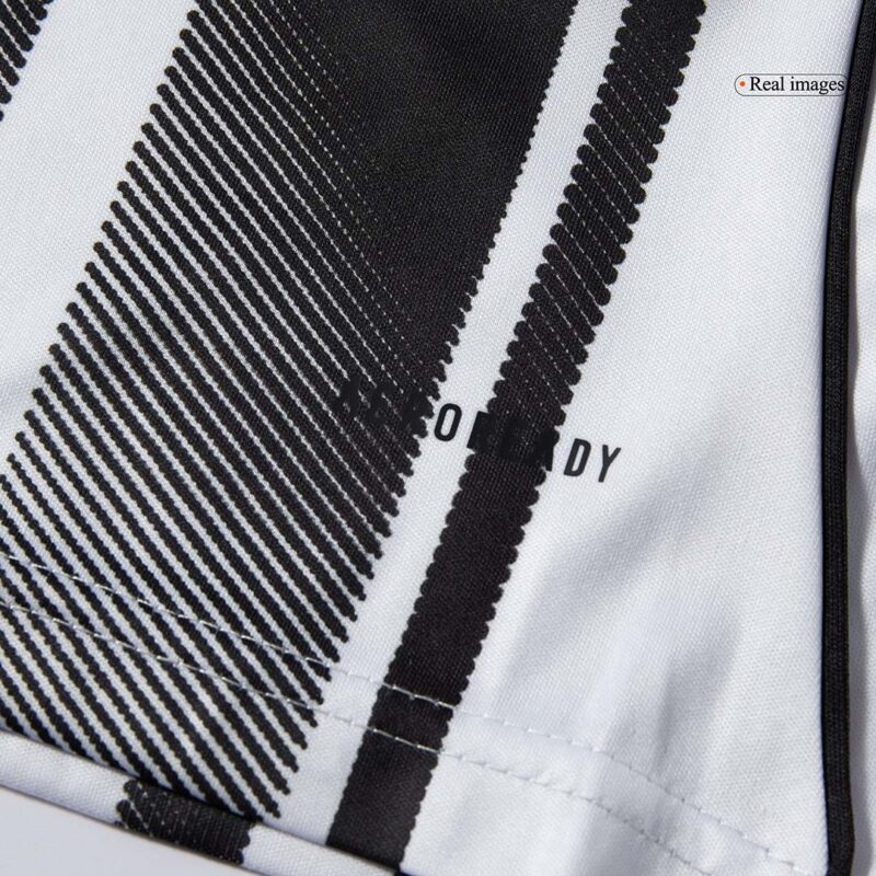 キッズ  ユベントス ホーム サッカーユニフォーム キット 2025/26 Black&White