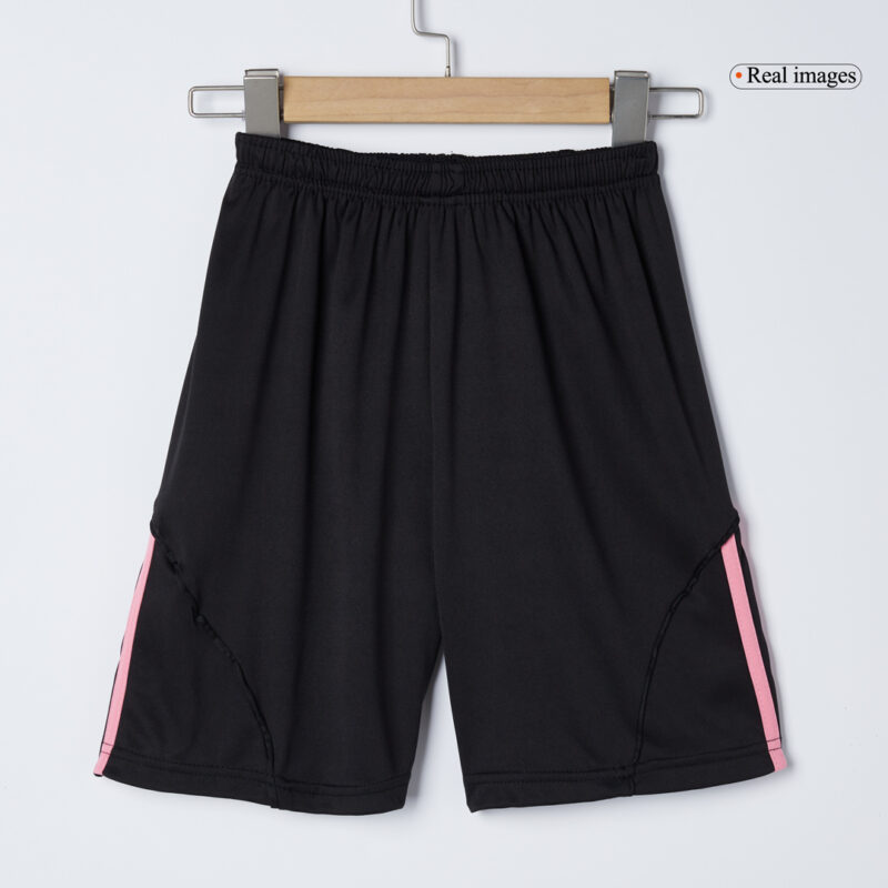 キッズ  ユベントス ホーム サッカーユニフォーム キット 2025/26 Black&White