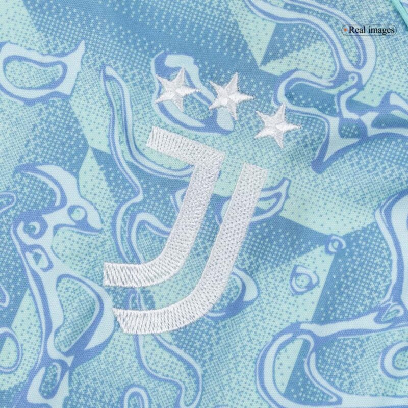 キッズ  ユベントス アウェイ サッカーユニフォーム キット 25/26 Blue