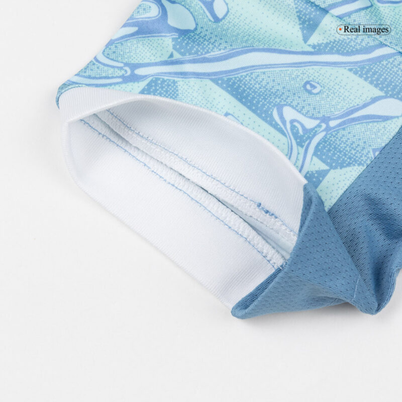 キッズ  ユベントス アウェイ サッカーユニフォーム キット 25/26 Blue