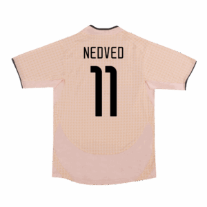509292_1 ユベントス NEDVED #11 アウェイ サッカーユニフォーム Retro 2003/04