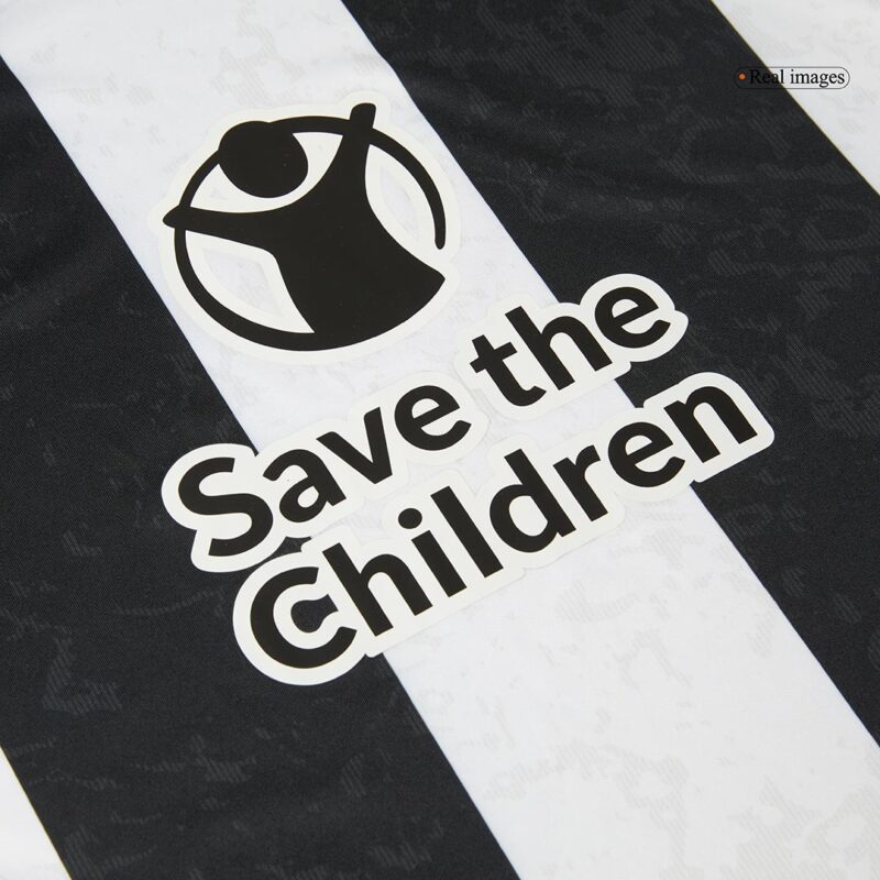 501649_5 ユベントス YILDIZ #10 ホーム サッカーユニフォーム 2024/25 - Save The Children Sponsor