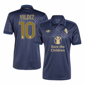 501653_1 ユベントス YILDIZ #10 サード アウェイ サッカーユニフォーム 2024/25 - Save The Children Sponsor