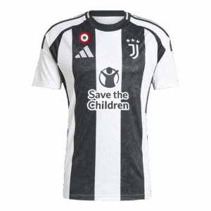 495773_4 ユベントス ホーム サッカーユニフォーム 2024/25- Save The Children Sponsor