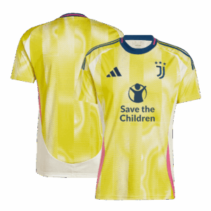 ユベントス アウェイ サッカーユニフォーム 2024/25- Save The Children Sponsor
