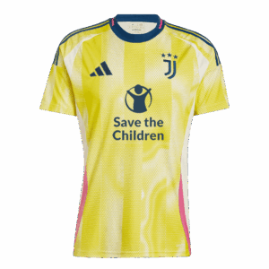 ユベントス アウェイ サッカーユニフォーム 2024/25- Save The Children Sponsor