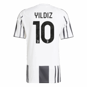 YILDIZ #10 ユベントス ホーム サッカーユニフォーム 2025/26 Black&White