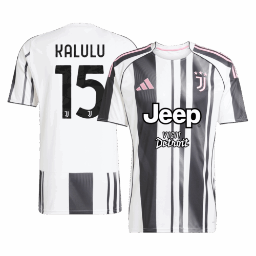 607132_1 Juventus KALULU #15 Home Soccer Jersey 2025/26