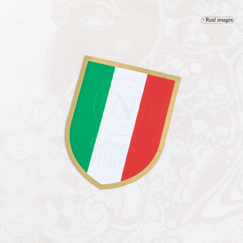 キッズ  25/26 ナポリ アウェイ キット上下セット White