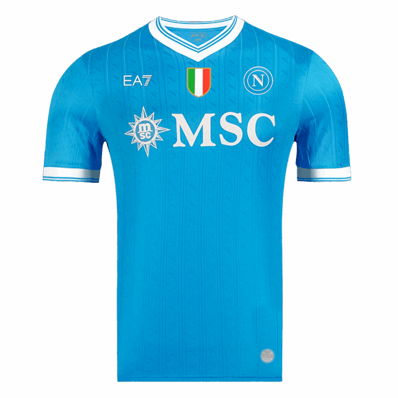 A ナポリ ホーム サッカーユニフォーム 2025/26 Blue