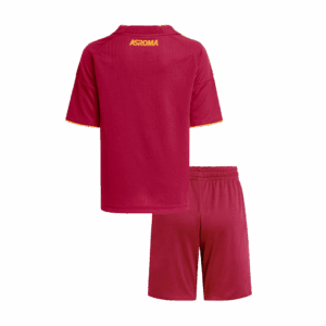 キッズ  ローマ ホーム サッカーユニフォーム キット 25/26 Red