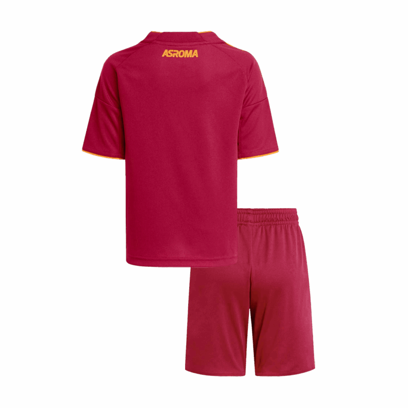 キッズ  ローマ ホーム サッカーユニフォーム キット 25/26 Red