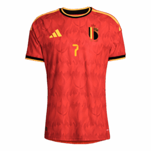 618963_2 Belgium DE BRUYNE #7 Home Soccer Jersey Authentic 2026