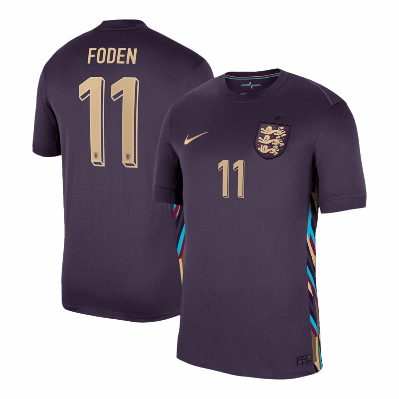 England FODEN #11 アウェイ ユニフォーム EURO 2024