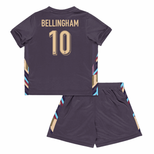 460959_1 England BELLINGHAM #10 アウェイ ユニフォーム キット EURO 2024 キッズ 上下セット