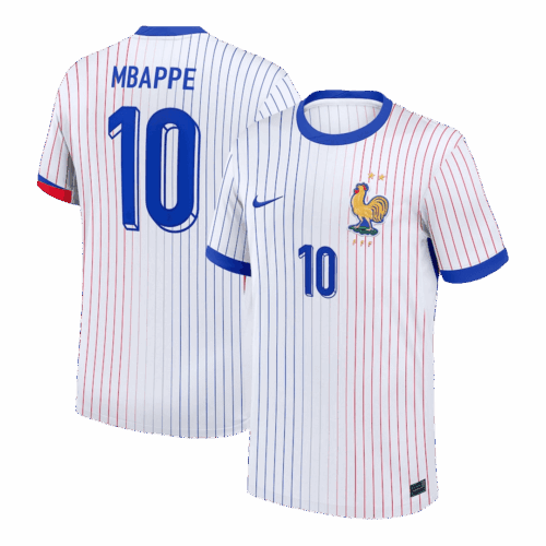 459460_1 France MBAPPE #10 アウェイ ユニフォーム EURO 2024